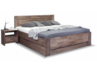 Dřevěná postel dvoulůžko s úložným prostorem ARION 2, masiv Dřevěná postel dvoulůžko s úložným prostorem ARION 2, masiv
