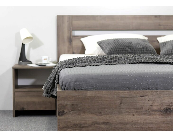 Detail čela - úložná postel Elevia Detail čela - úložná postel Elevia